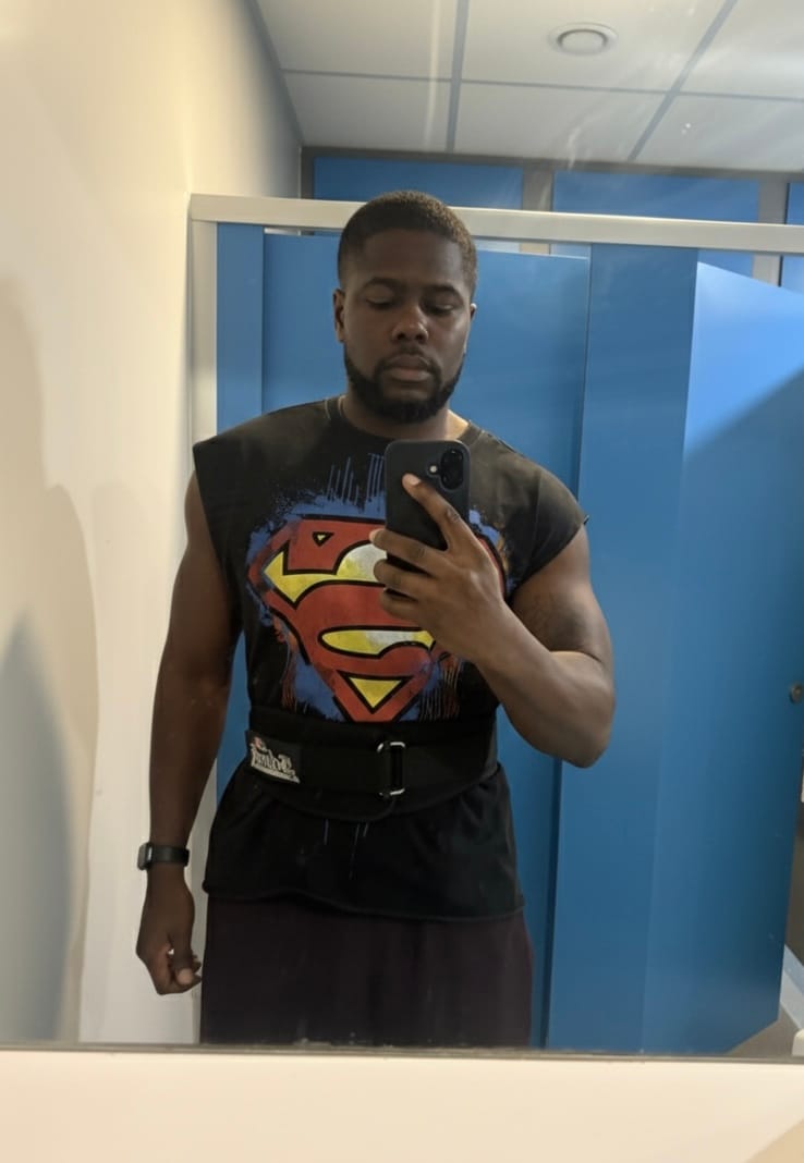 Customer photo review of 3004 - Superman Cut-Offs