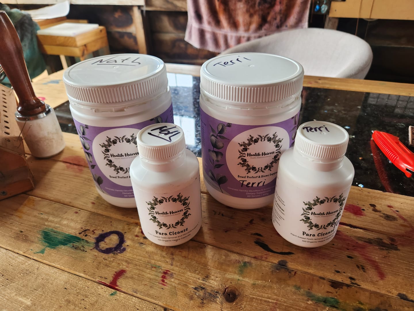 Customer photo review of Gut Harmony & Natural Detox Set