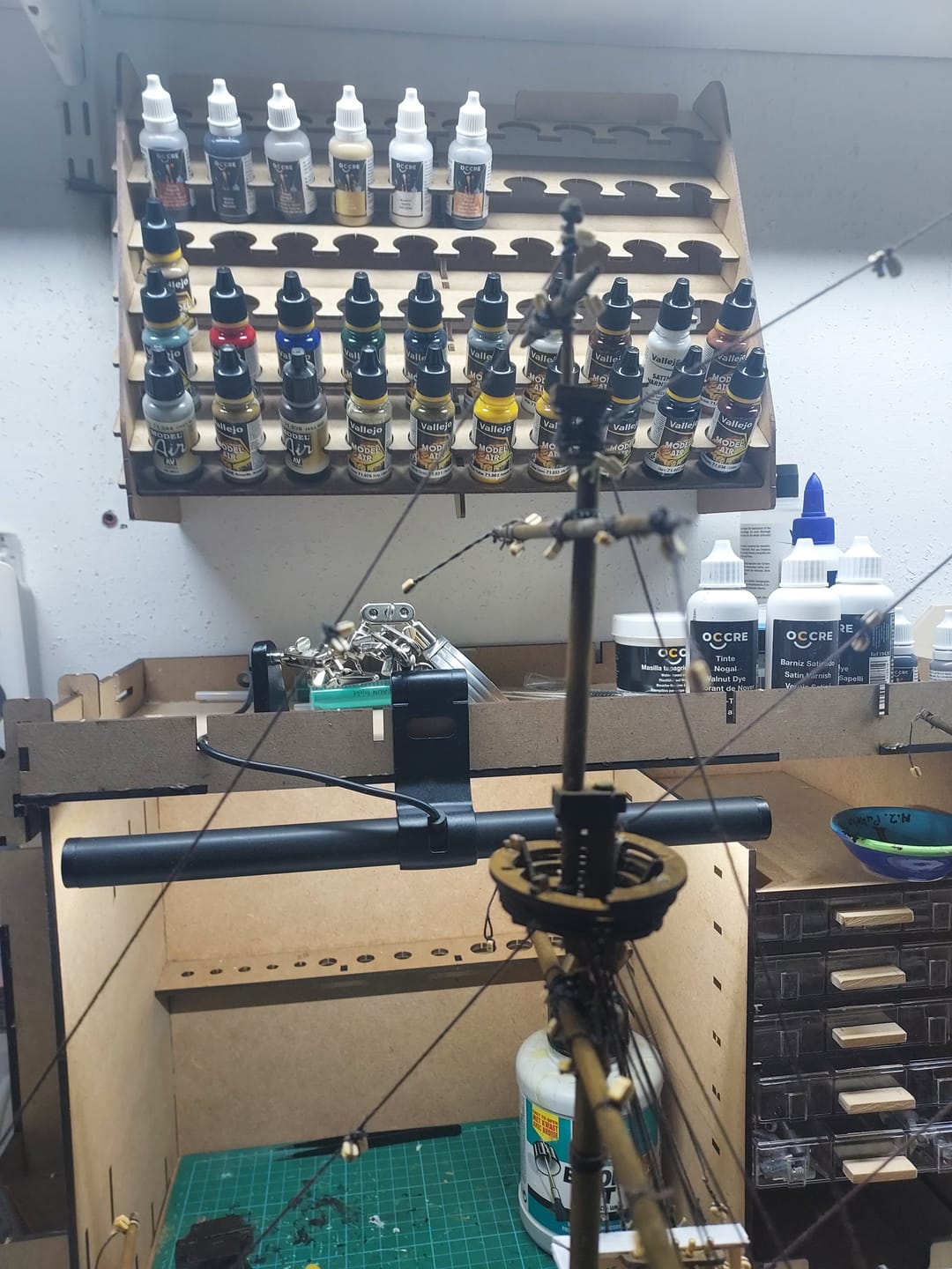Customer photo review of Mueble taller organizador