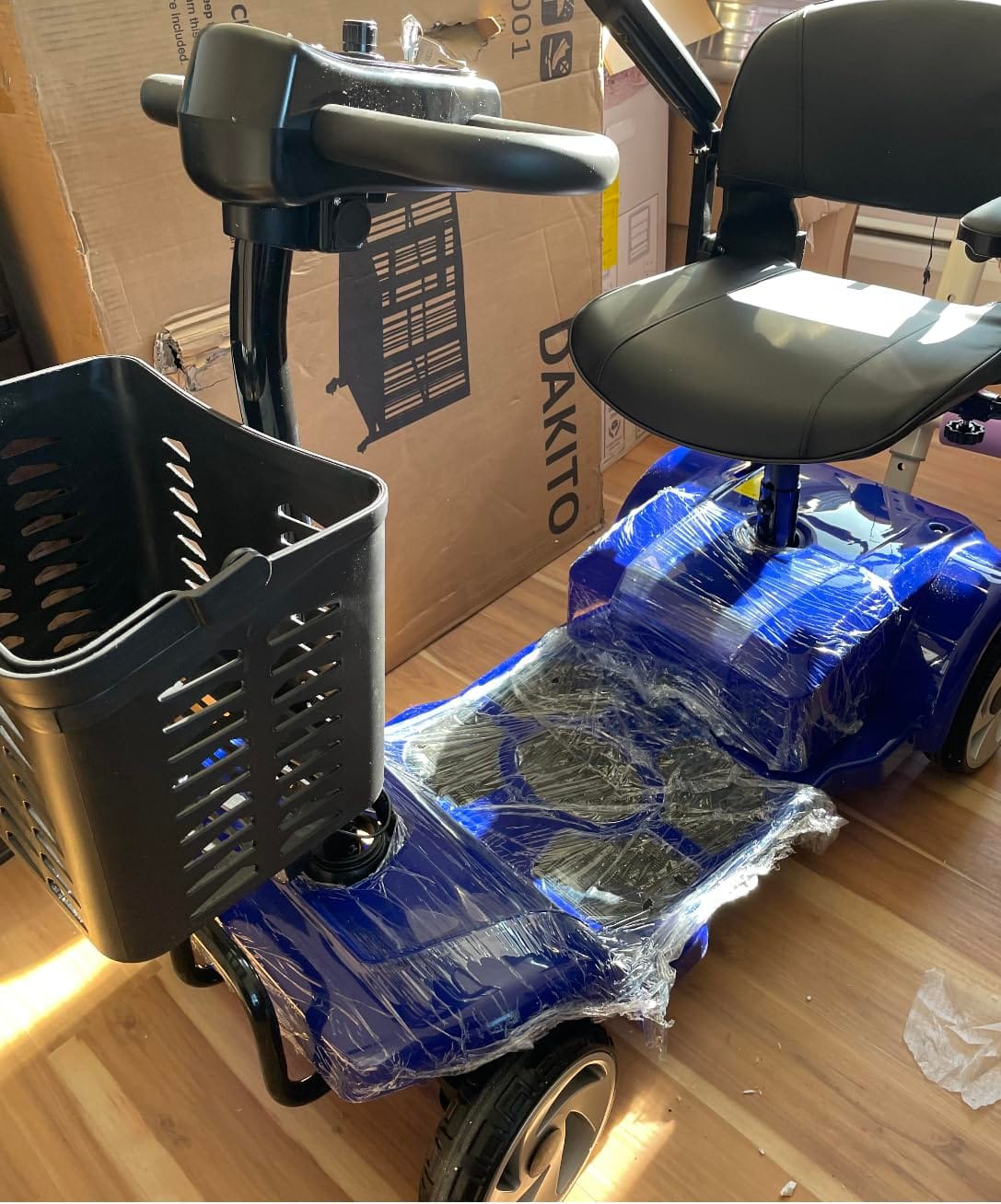 Customer photo review of Flycity 20 Miles Range 4-Wheel Electric Scooter With 330lb Capacity
