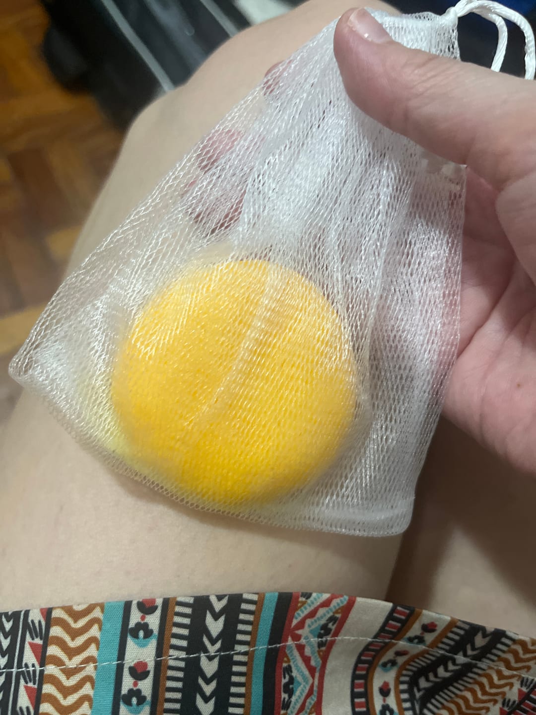 Customer photo review of Hair Fall Defense Dry & Damaged Hair - Ray of Sunshine Shampoo Bar