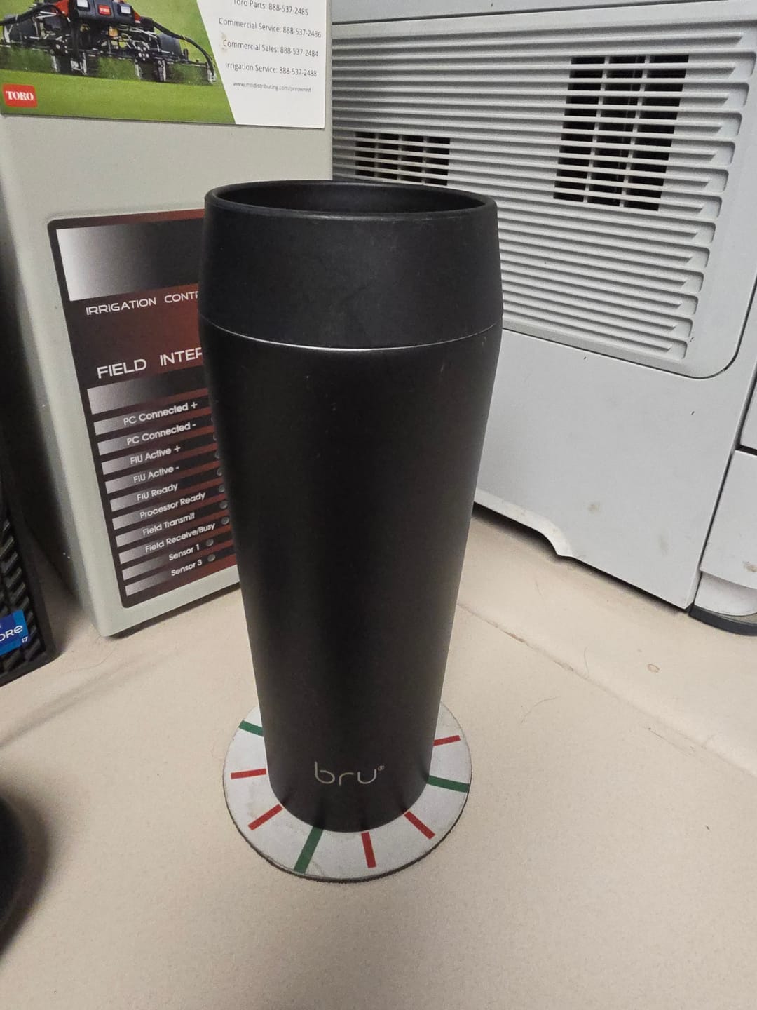 Customer photo review of bru Ceramic Travel Mug