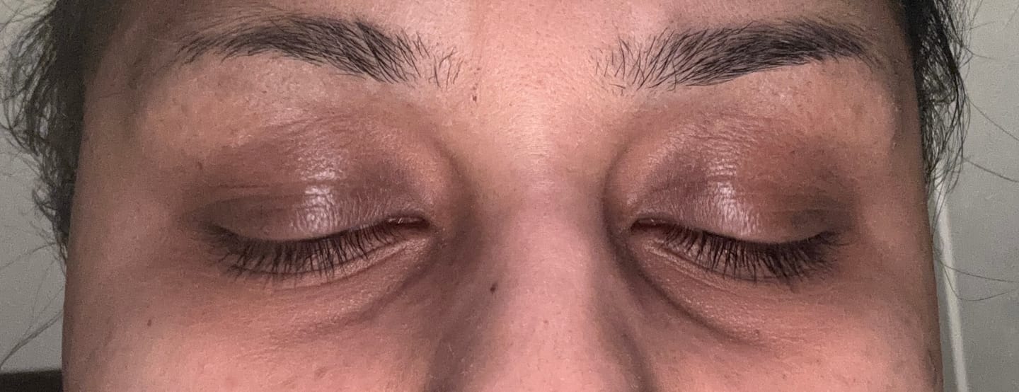 Customer photo review of LASHCOCA!NE & BROWCOCA!NE