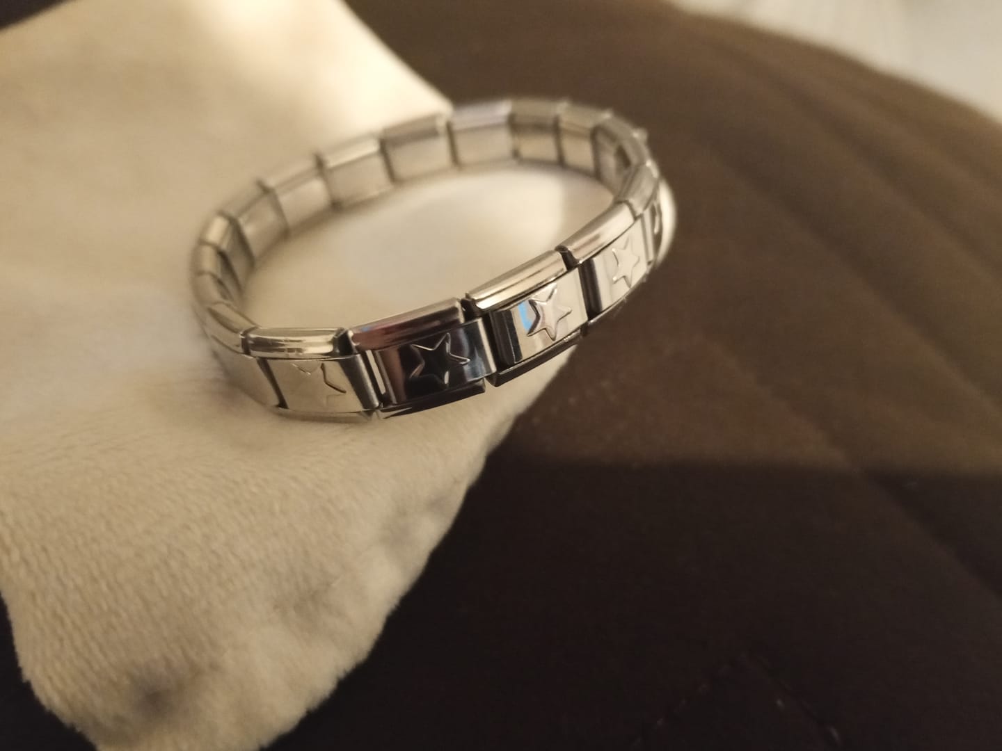 Customer photo review of Pulsera Estrellas Italiana para Charms