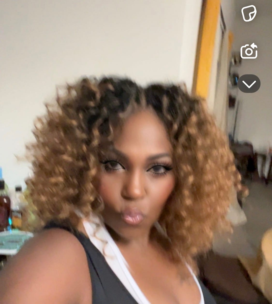 Customer photo review of Sensationnel Lulutress Crochet Braid DEEP WAVE 12"