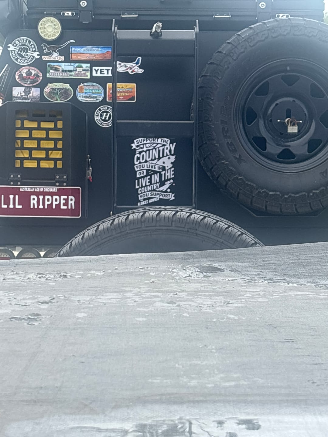 Customer photo review of Stand Up Sticker - 300x200mm