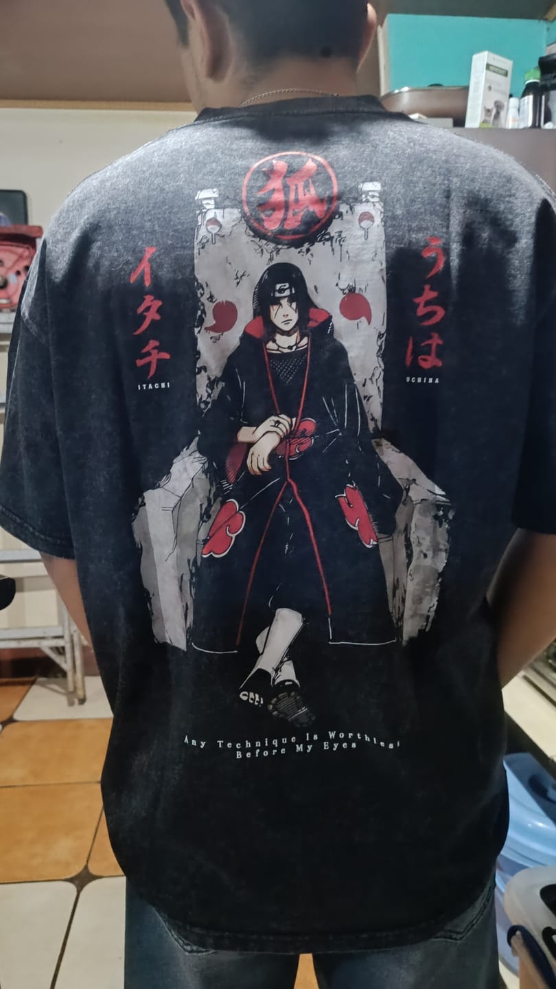 Customer photo review of Camisa Uchiha Itachi - Naruto