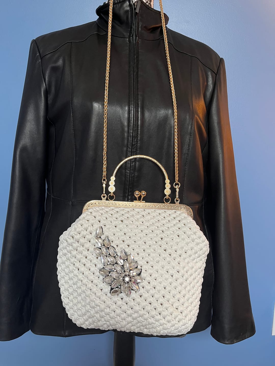 Customer photo review of CrochetPark™ Lotus Handbag DIY KIT