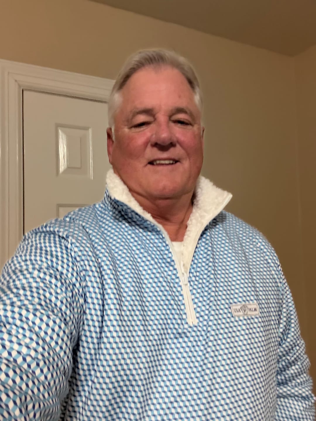 Customer photo review of Reversible Sherpa 1/4 Zip