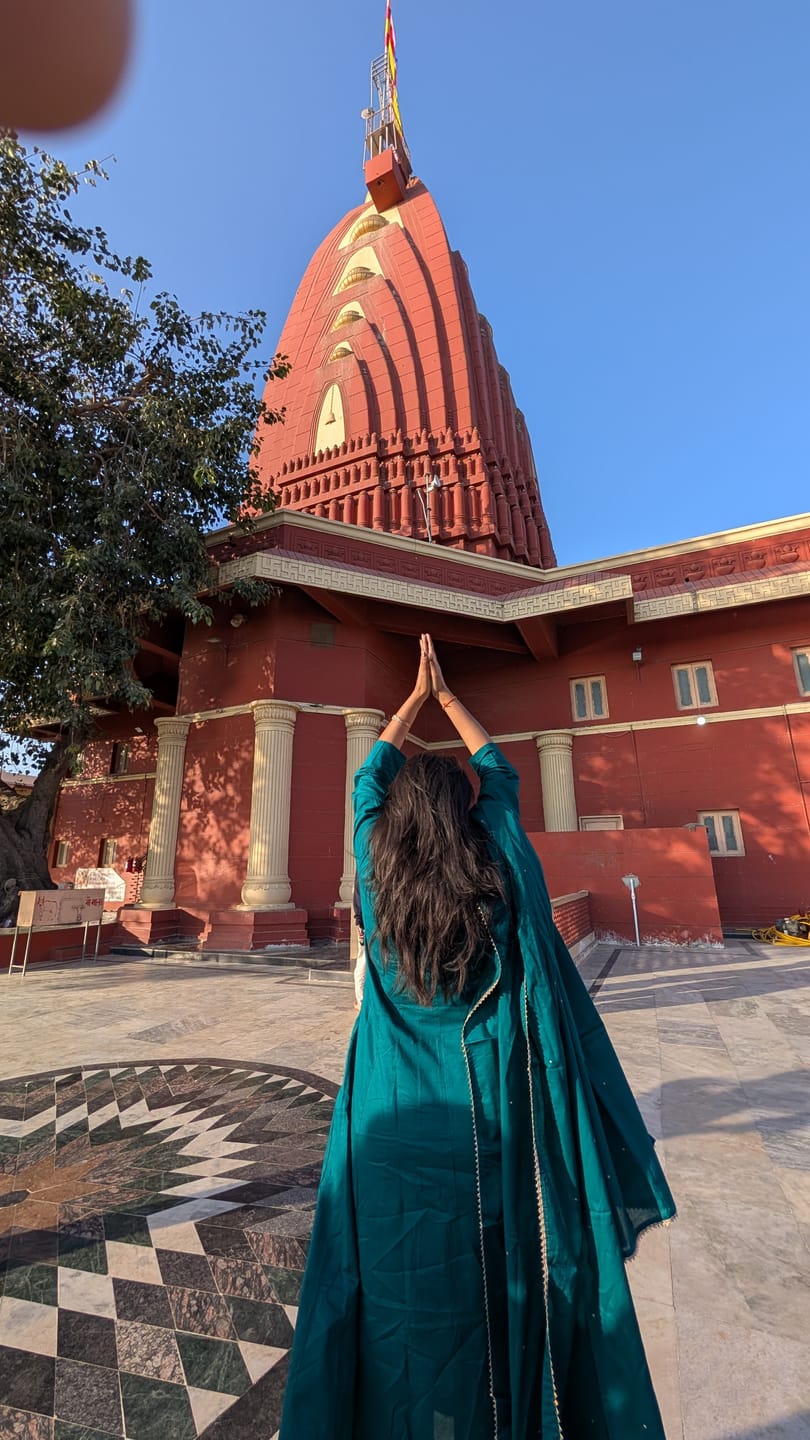 Customer photo review of nitya — kurta, pants & dupatta