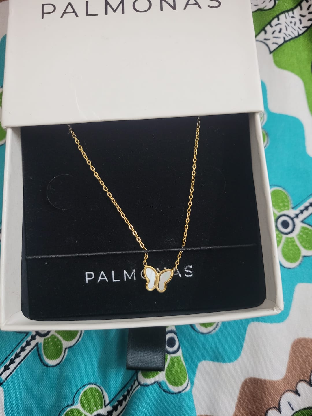 Customer photo review of Little Butterfly Necklace