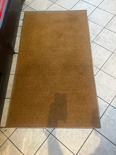 Customer photo review of Custom Size Heavy Duty Coir Coconut Roll Matting