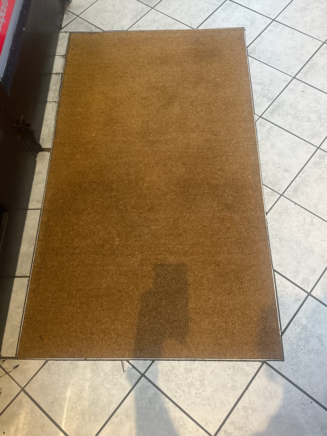 Customer photo review of Custom Size Heavy Duty Coir Coconut Roll Matting