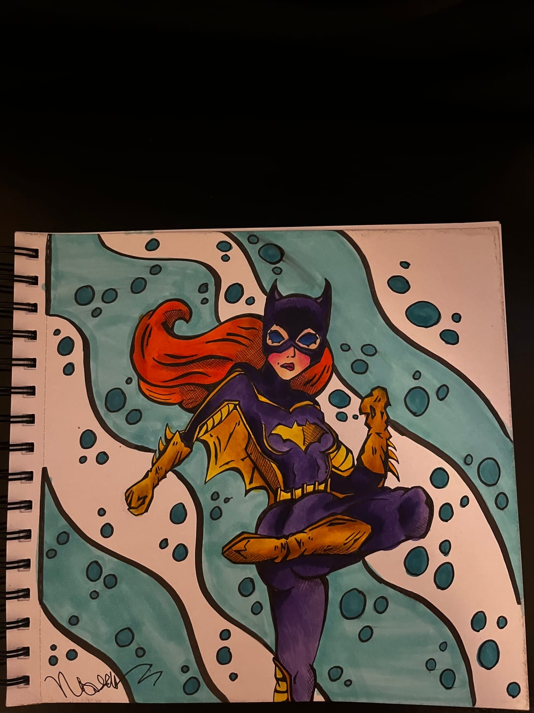 Customer photo review of Ohuhu Spiral-Bound Marker Pad for Alcohol Markers