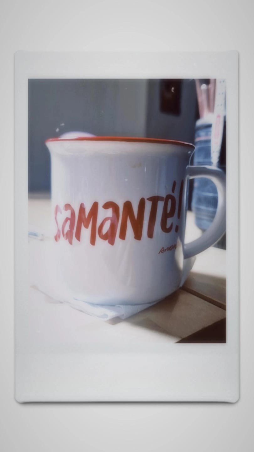 Customer photo review of Taza "Samanté!" vintage
