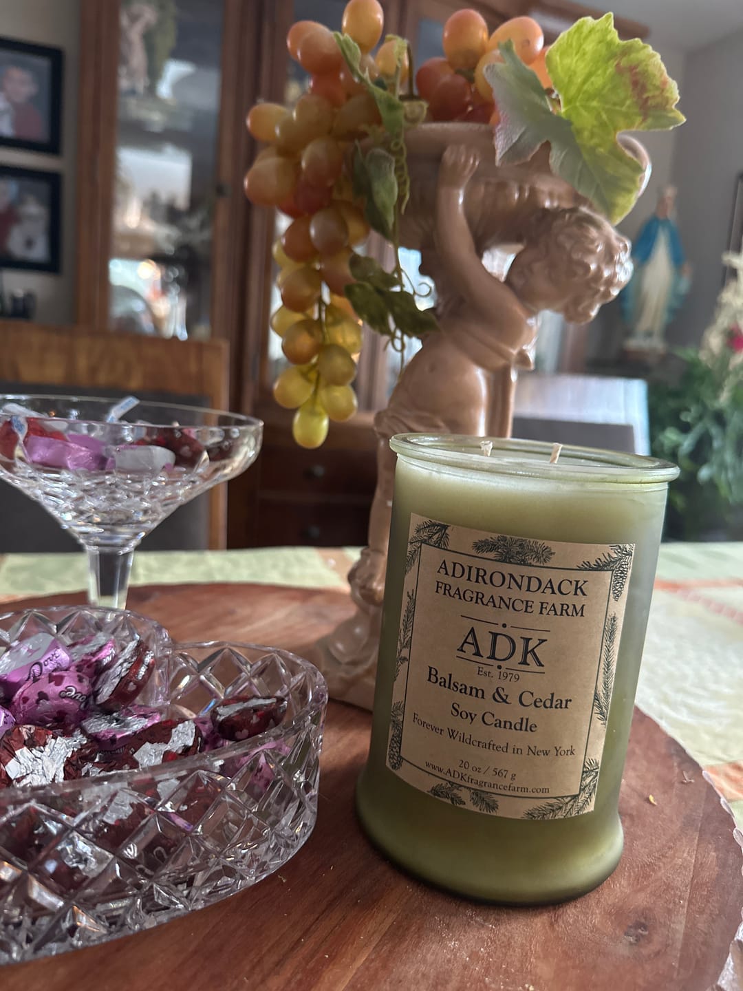Customer photo review of Balsam & Cedar Candle