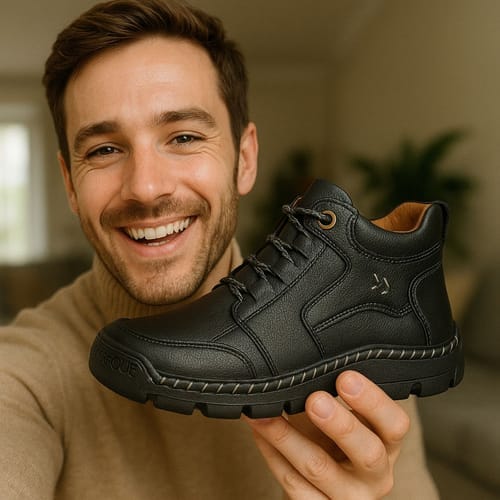 Customer photo review of Orthopädische Premium-Lederstiefel