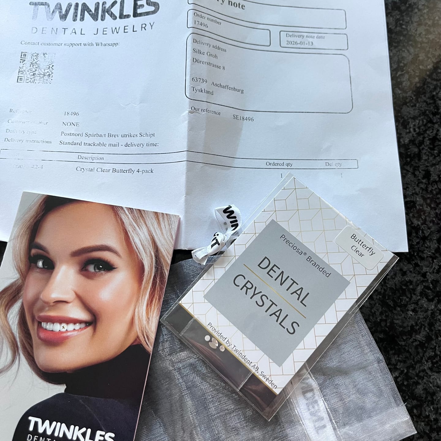Customer photo review of Crystal Clear Butterfly 4-pack