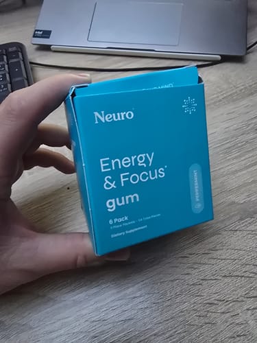 Customer photo review of Energy & Focus Gum