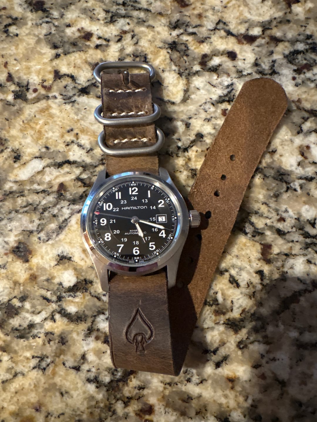 Customer photo review of W.O.E. Leather Single Pass Strap