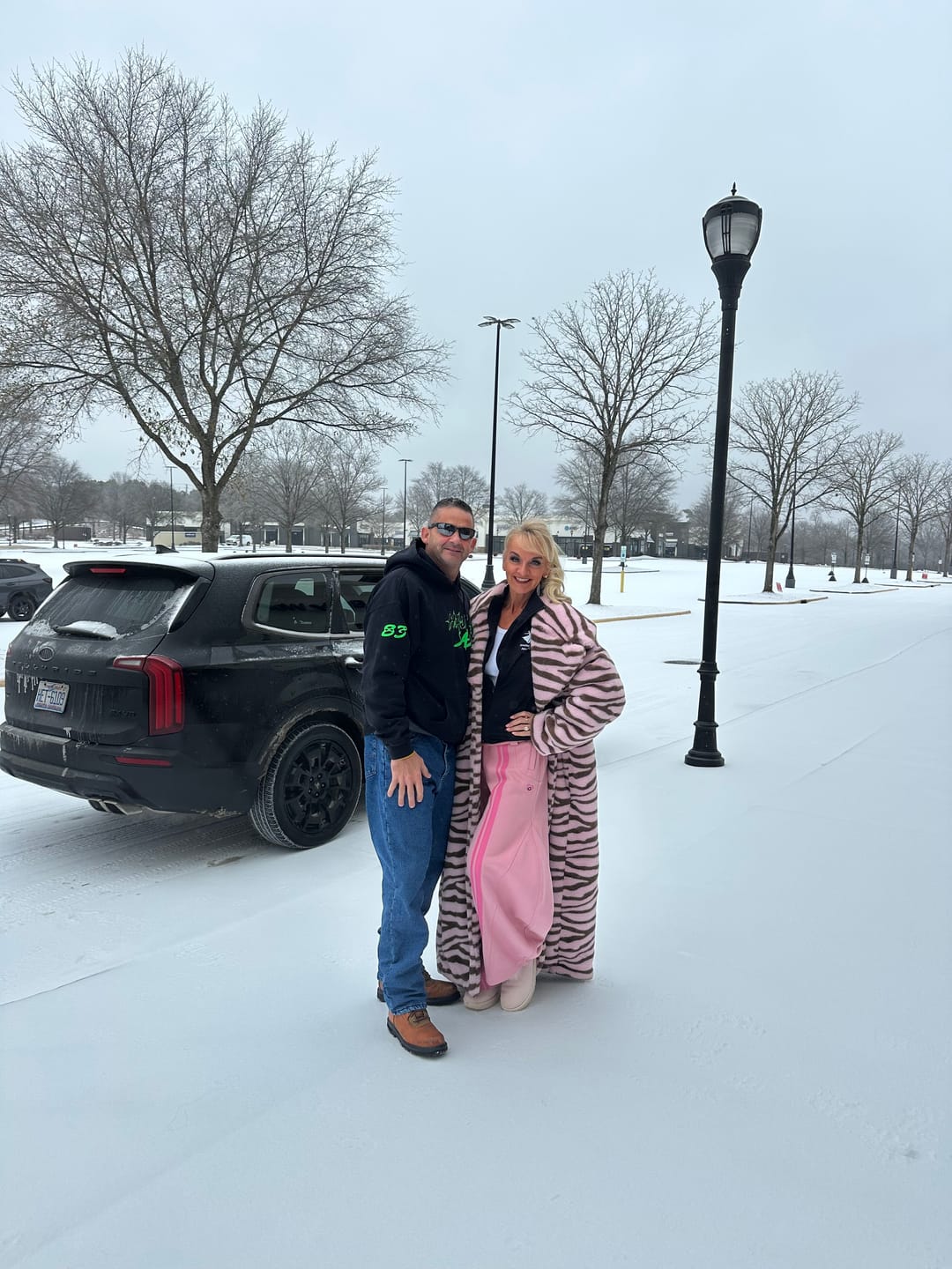 Customer photo review of Aelfric Eden Stripe Super Baggy Barrel Sweatpants