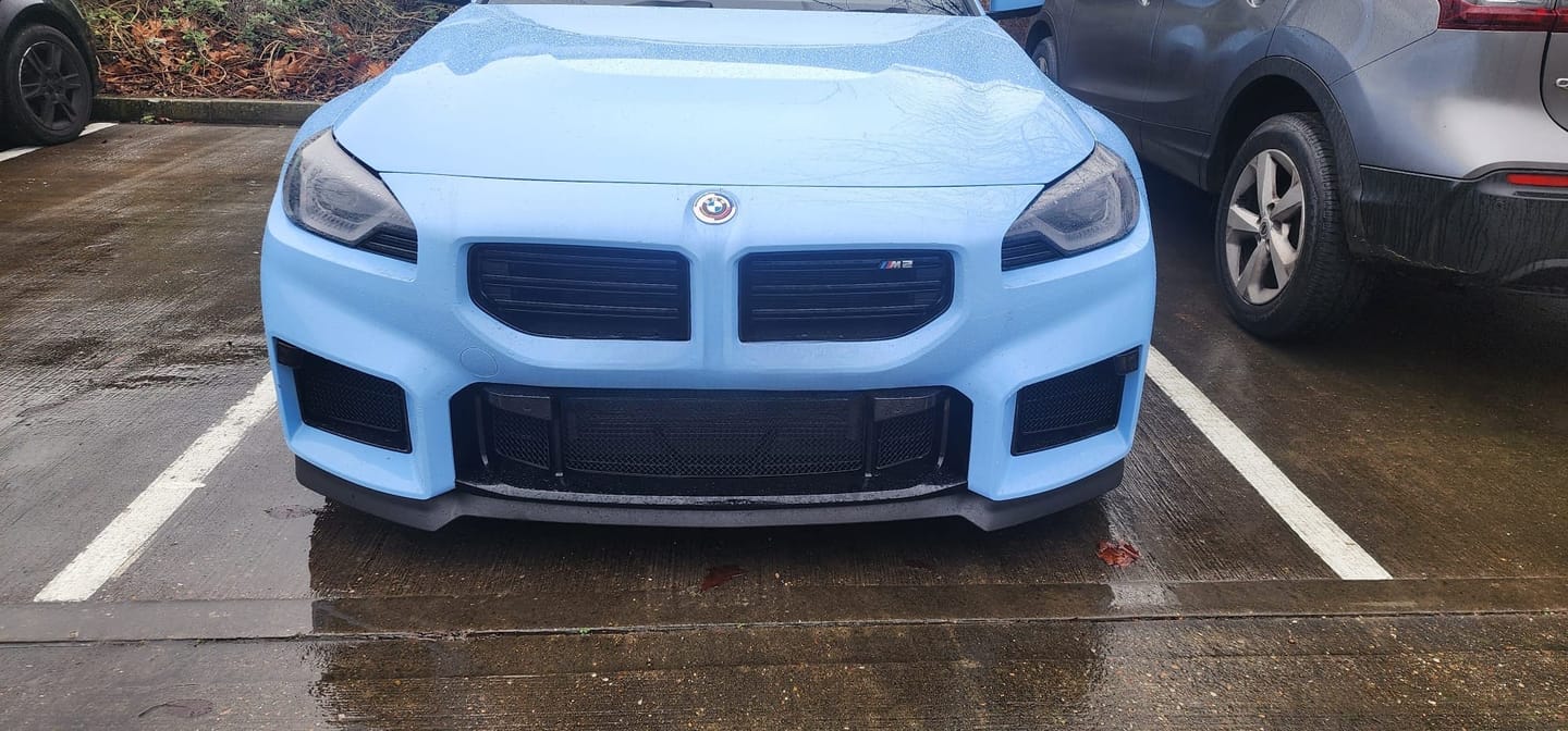 Customer photo review of Genuine BMW G87 M2 CS OEM Front Splitter