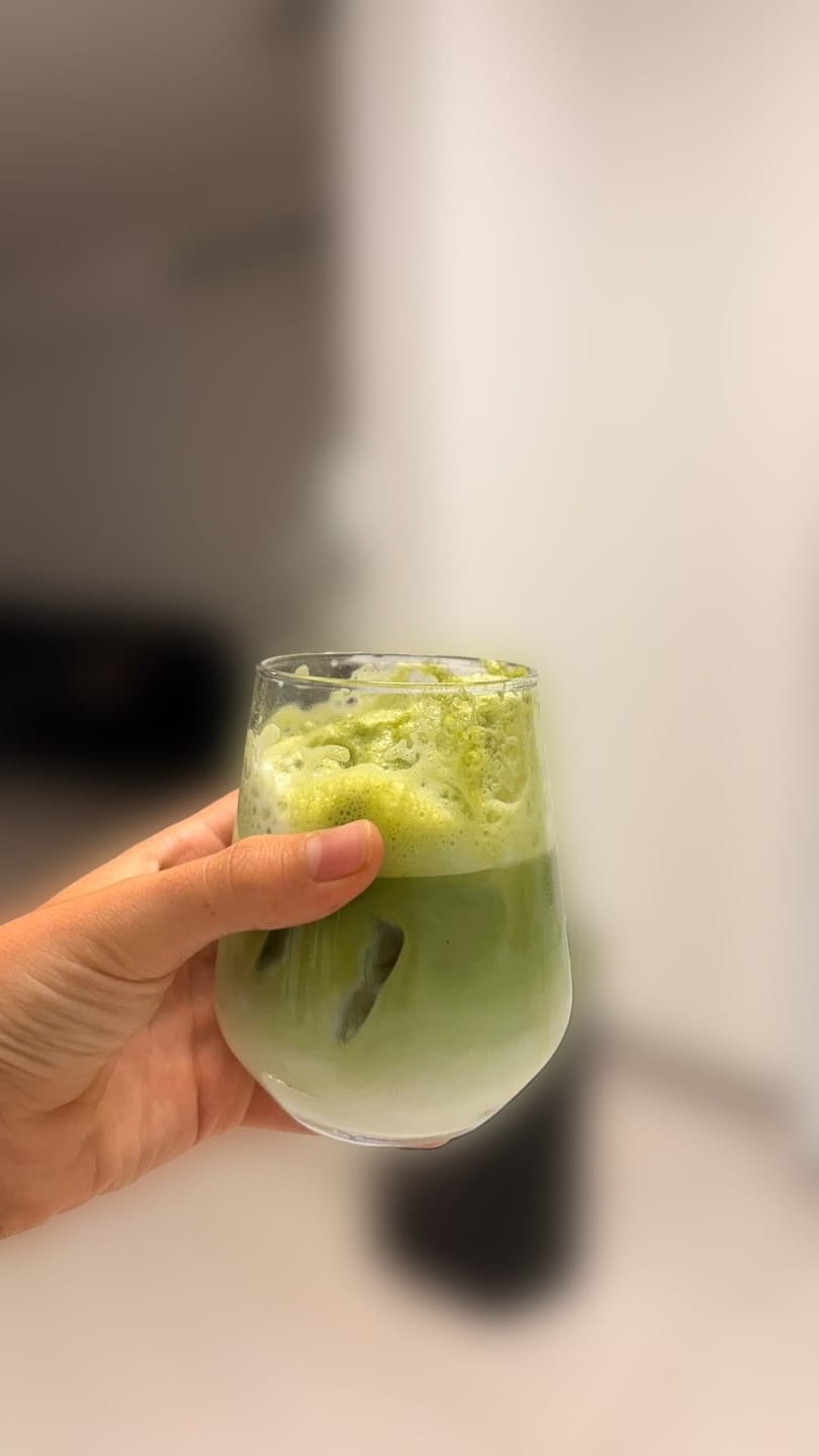 Customer photo review of BENBU Matcha - Premium Japanese Matcha Powder 3.5 oz (100g) Bag