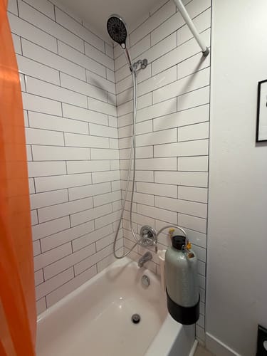 Customer photo review of Multi-Function Pressurized Handheld Shower Set