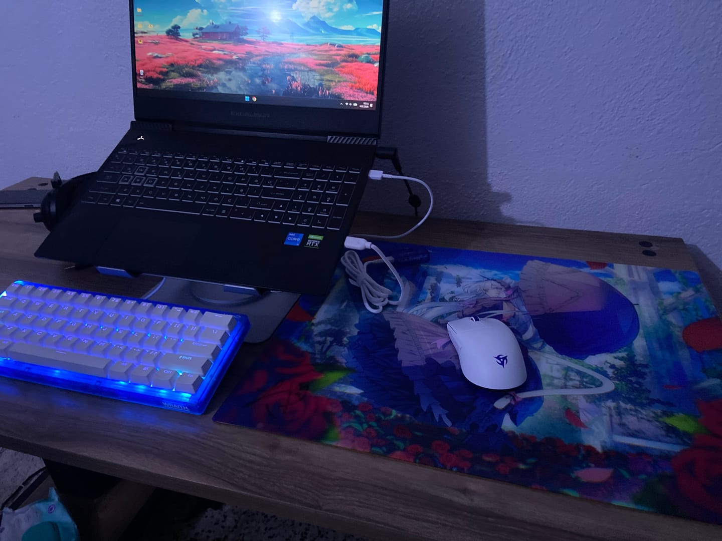 Customer photo review of AbyssGaming Azure Cam Mousepad