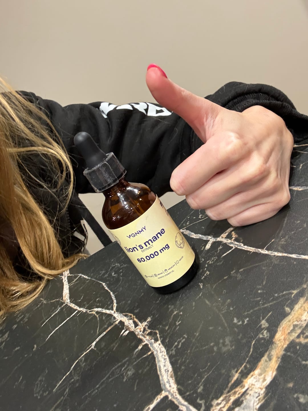 Customer photo review of Lions Mane Druppels