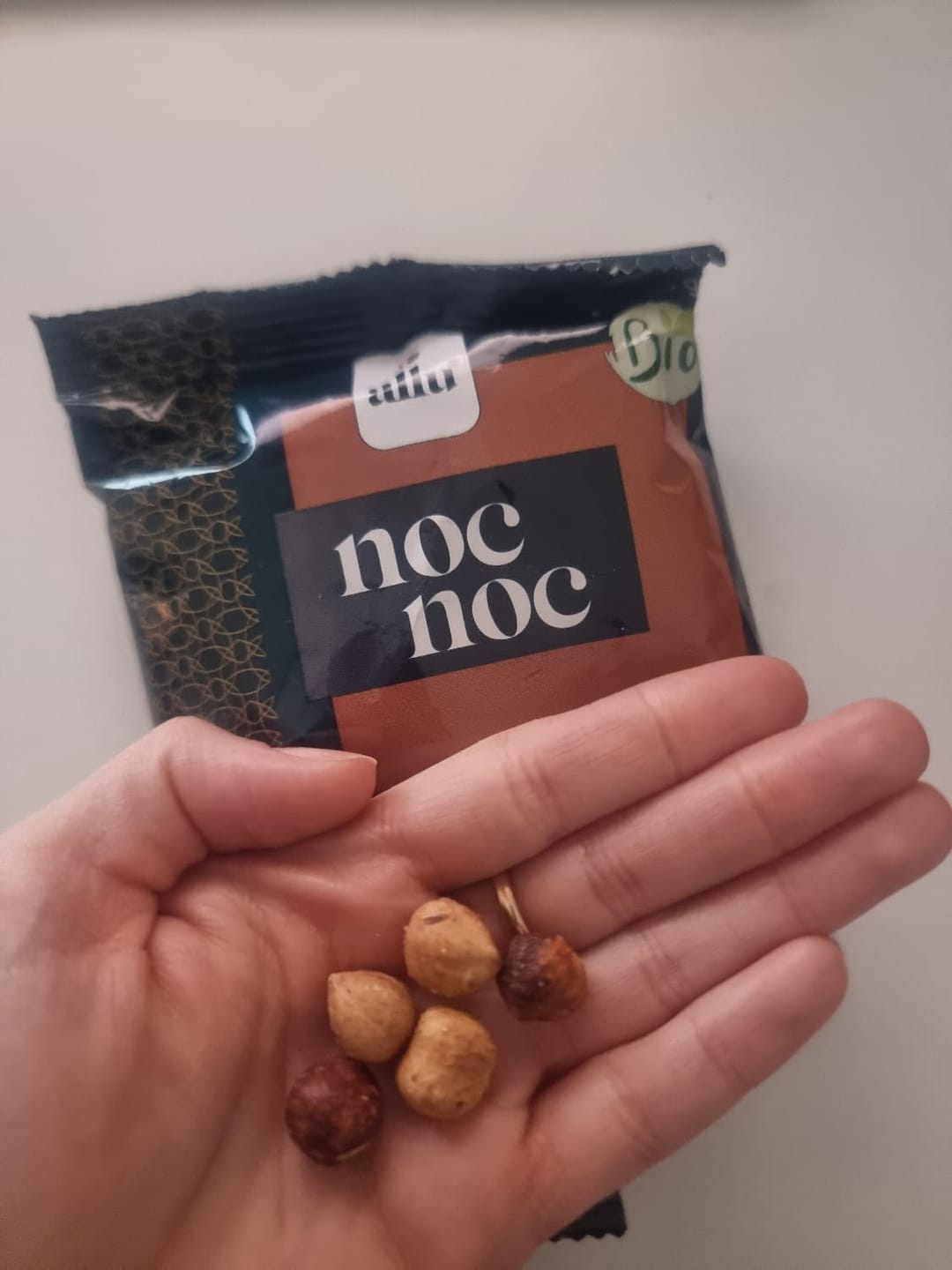 Customer photo review of Noc Noc- Alune de pădure prăjite cu sare, 100g, ecologic