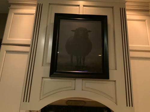 Customer photo review of Black Sheep Print