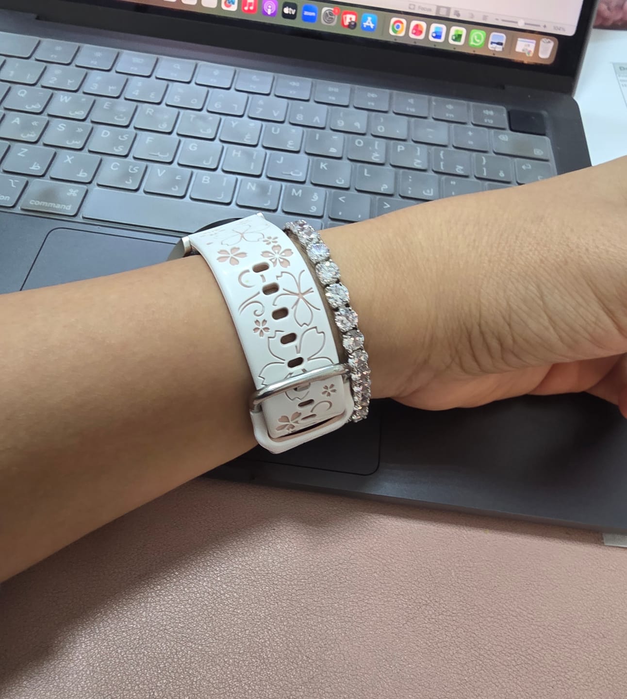 Customer photo review of 5MM TENNIS BRACELET