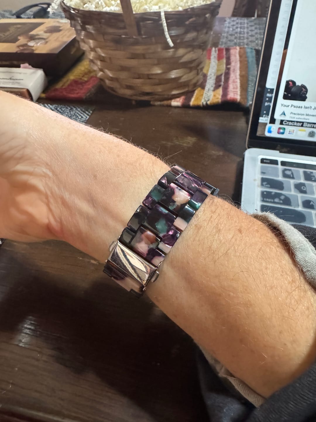 Customer photo review of Garmin Resin Band - Sleek QuickFit Design for Style, Comfort