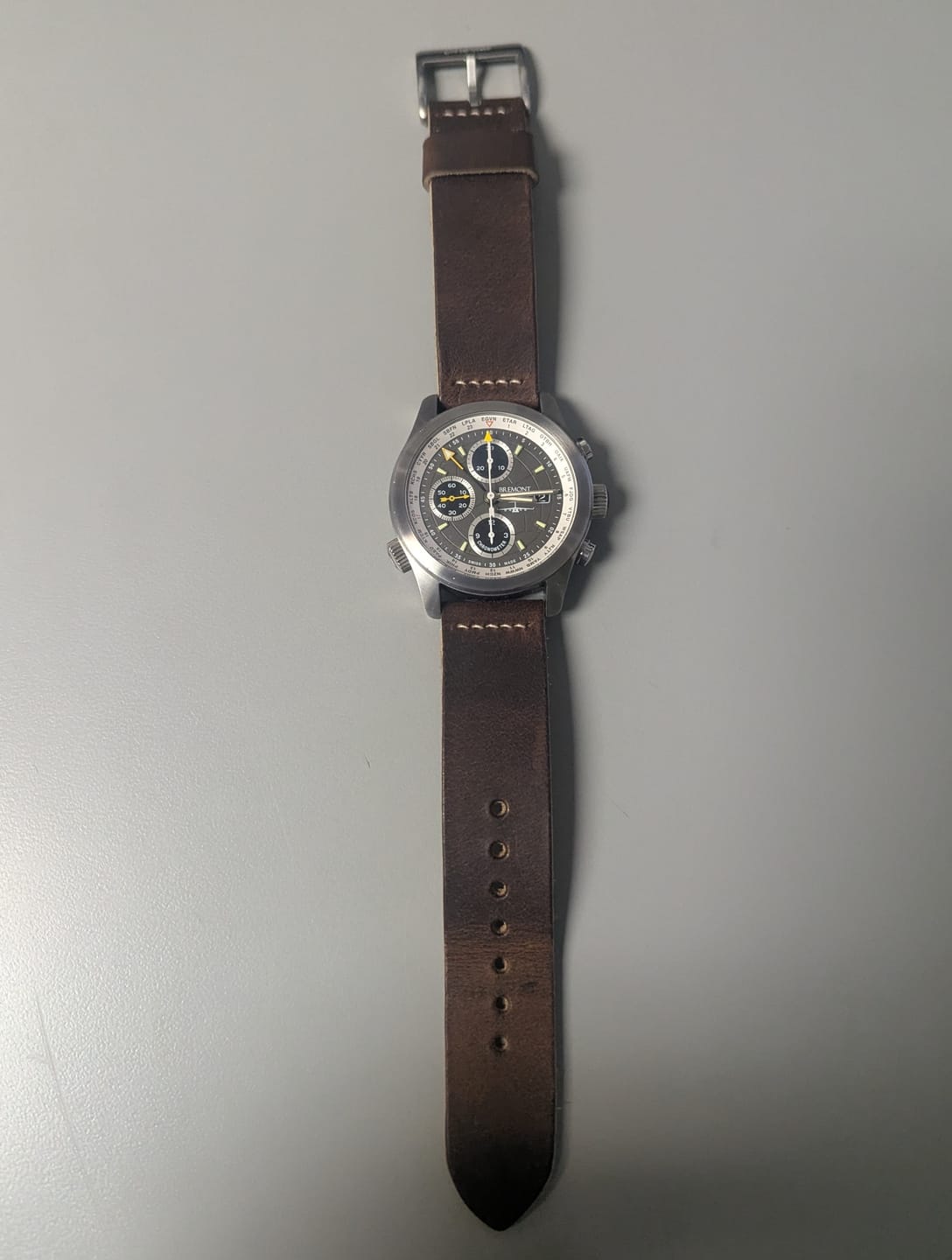 Customer photo review of Horween Brown Nut Dublin | Natural Thread