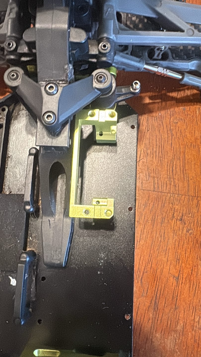 Customer photo review of Aluminum Servo Conversion Block For RZ001 and 1/10 Rally Car