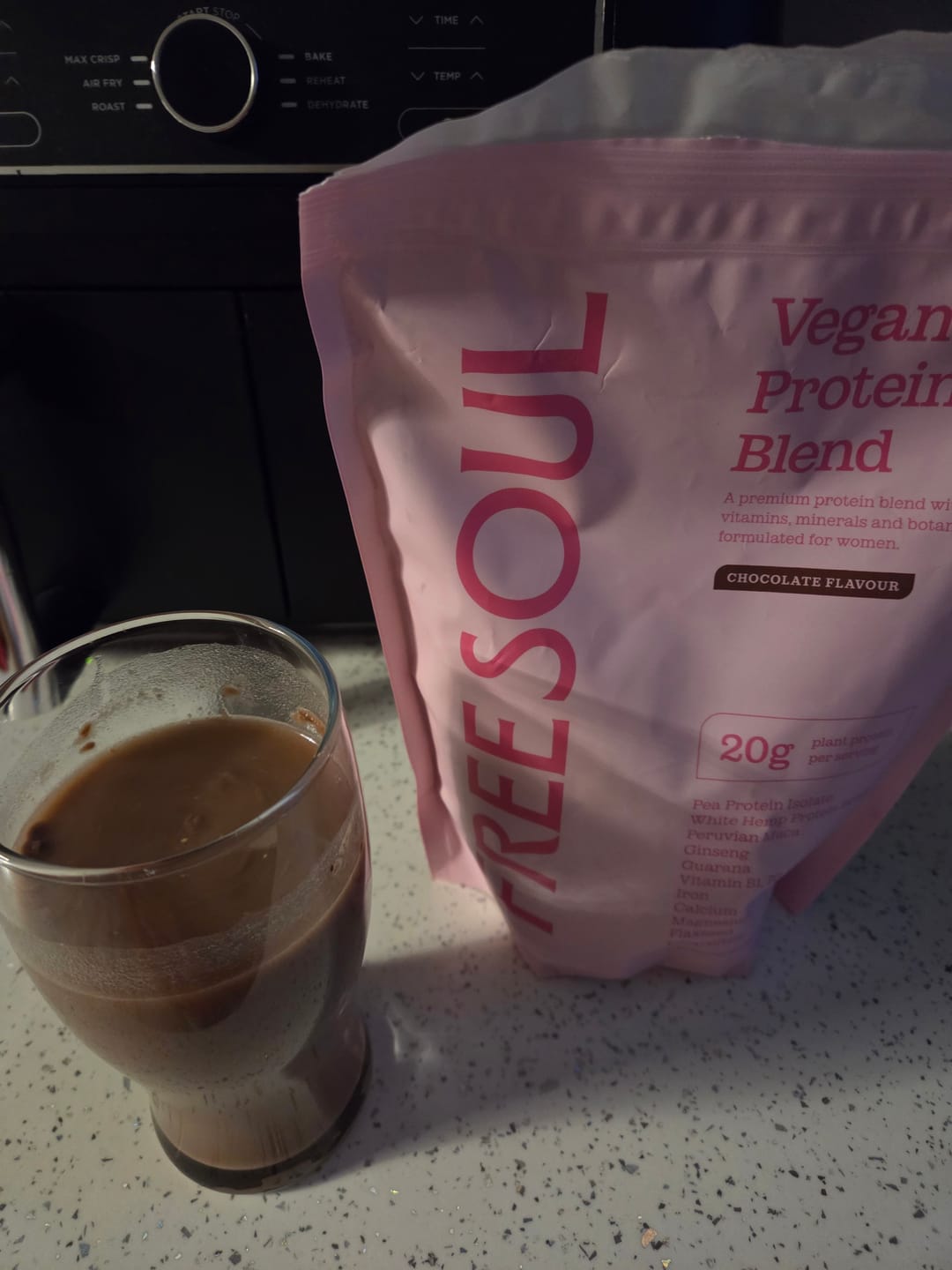 Customer photo review of Vegan Protein Blend