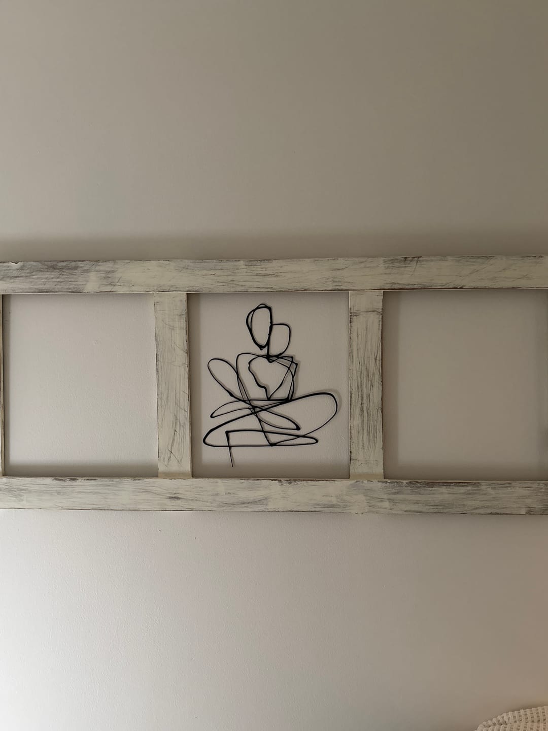 Customer photo review of Abstract Couple Harmony Metal Wall Art