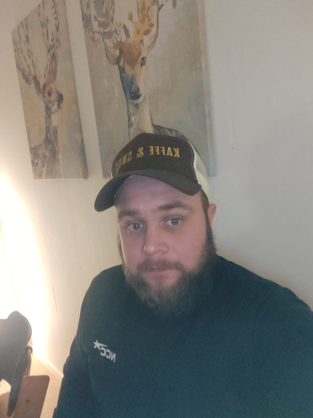 Customer photo review of Kaffe & Snus - Truckerkeps