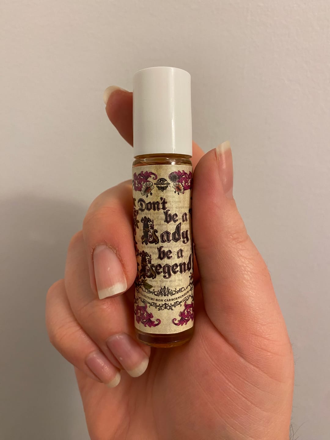 Customer photo review of Don't be a Lady, be a Legend