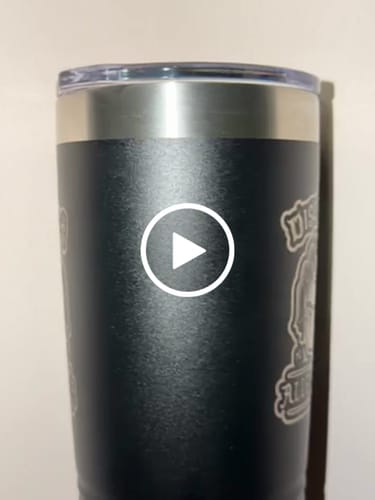 Customer video review of (6 Pieces) Laser Engraved Tumbler | 20 oz