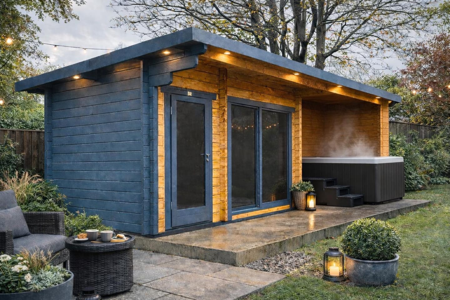 Customer photo review of The KeiCo Garden Spa - Outdoor Sauna Retreat