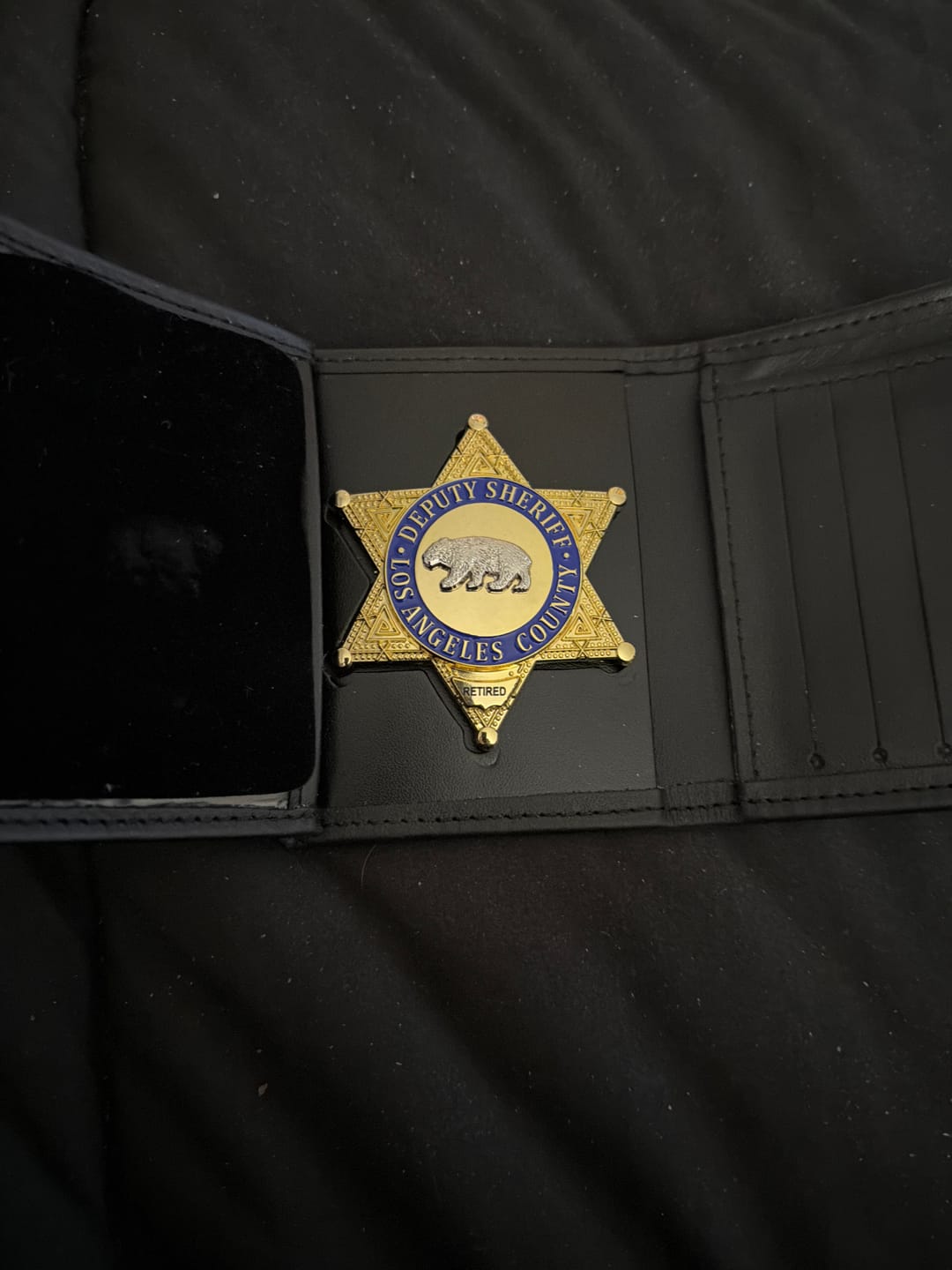 Customer photo review of Los Angeles County deputy Sheriff Bear Badge LASD Replica Movie Props