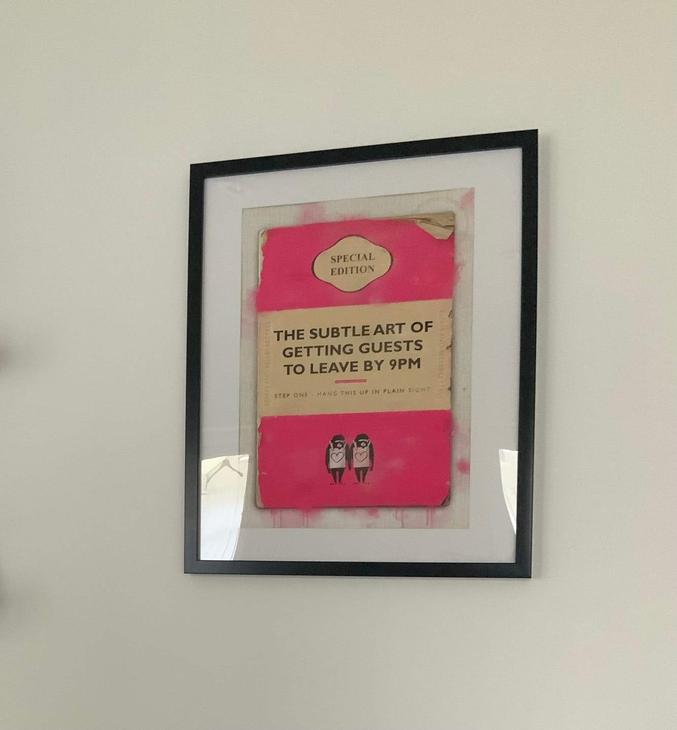 Customer photo review of Personalised Book Cover Art Print (Family Edition)
