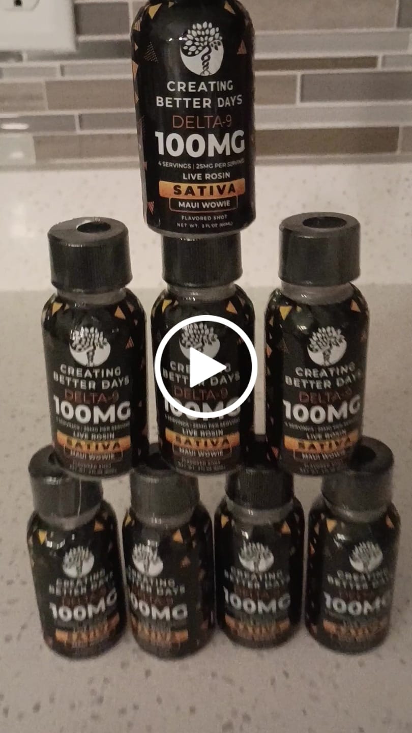 Customer video review of NANO THC SHOT