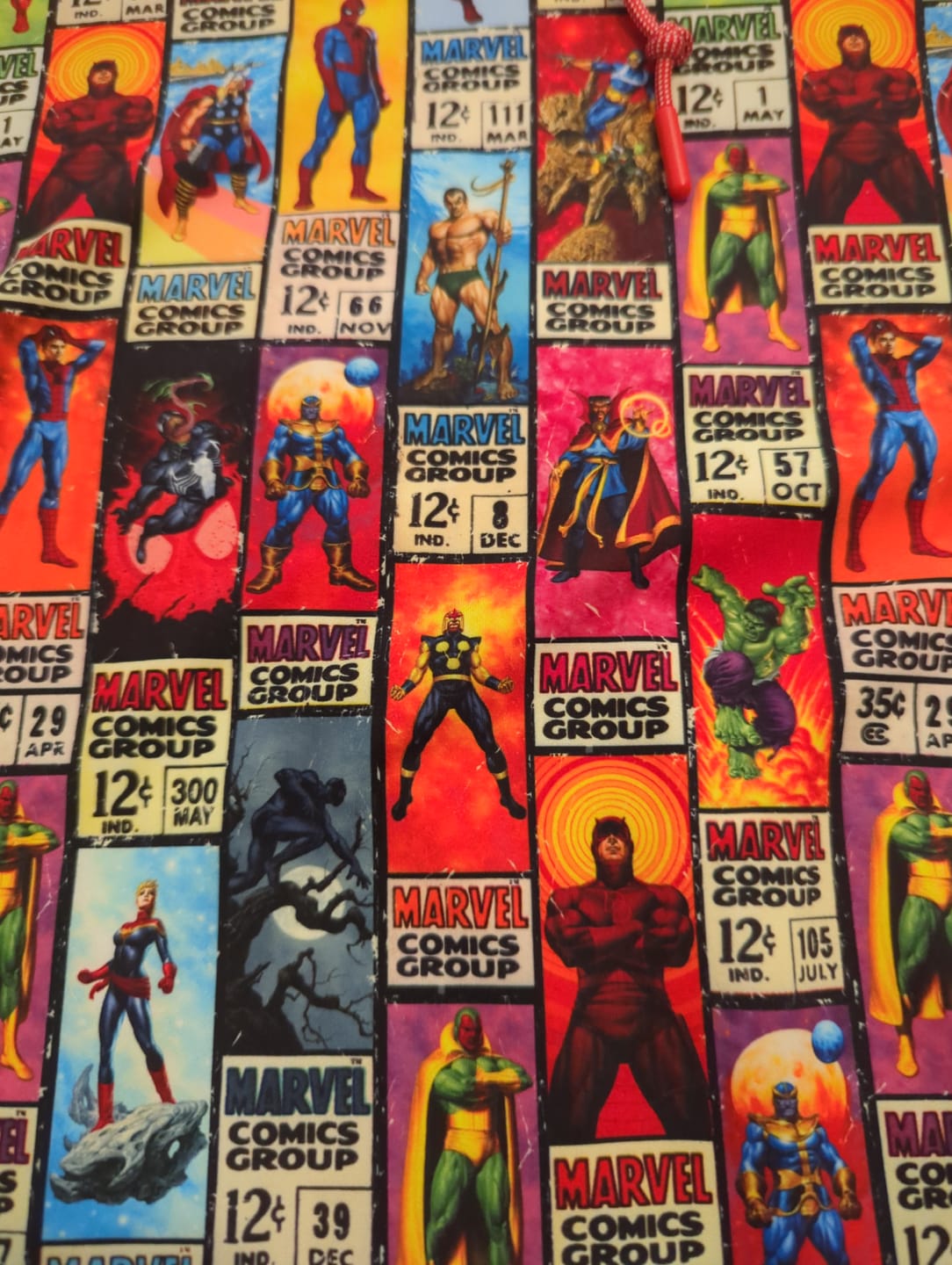 Customer photo review of Marvel "Corner Box Brigade" – Performance Hoodie