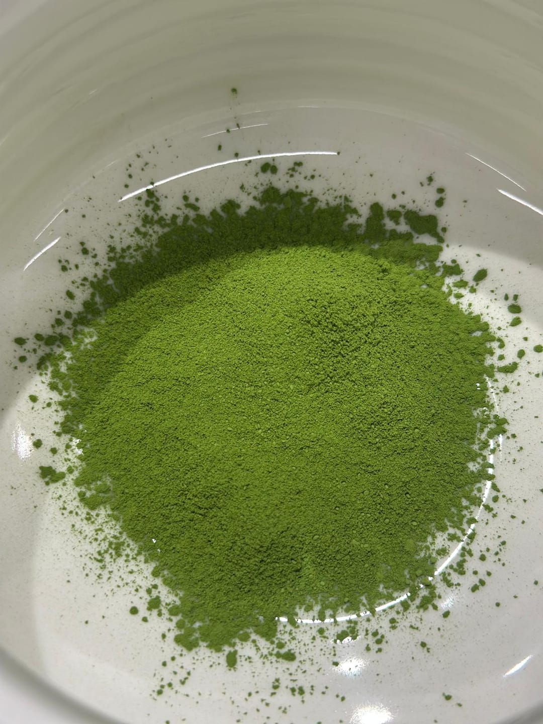 Customer photo review of BENBU Matcha - Premium Japanese Matcha Powder 3.5 oz (100g) Bag