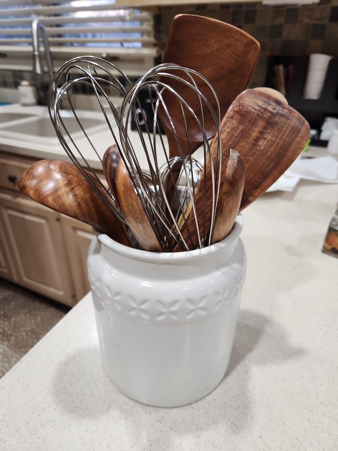 Customer photo review of 3 Piece Wooden Utensil Set