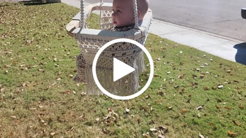Customer video review of Macrame Swing