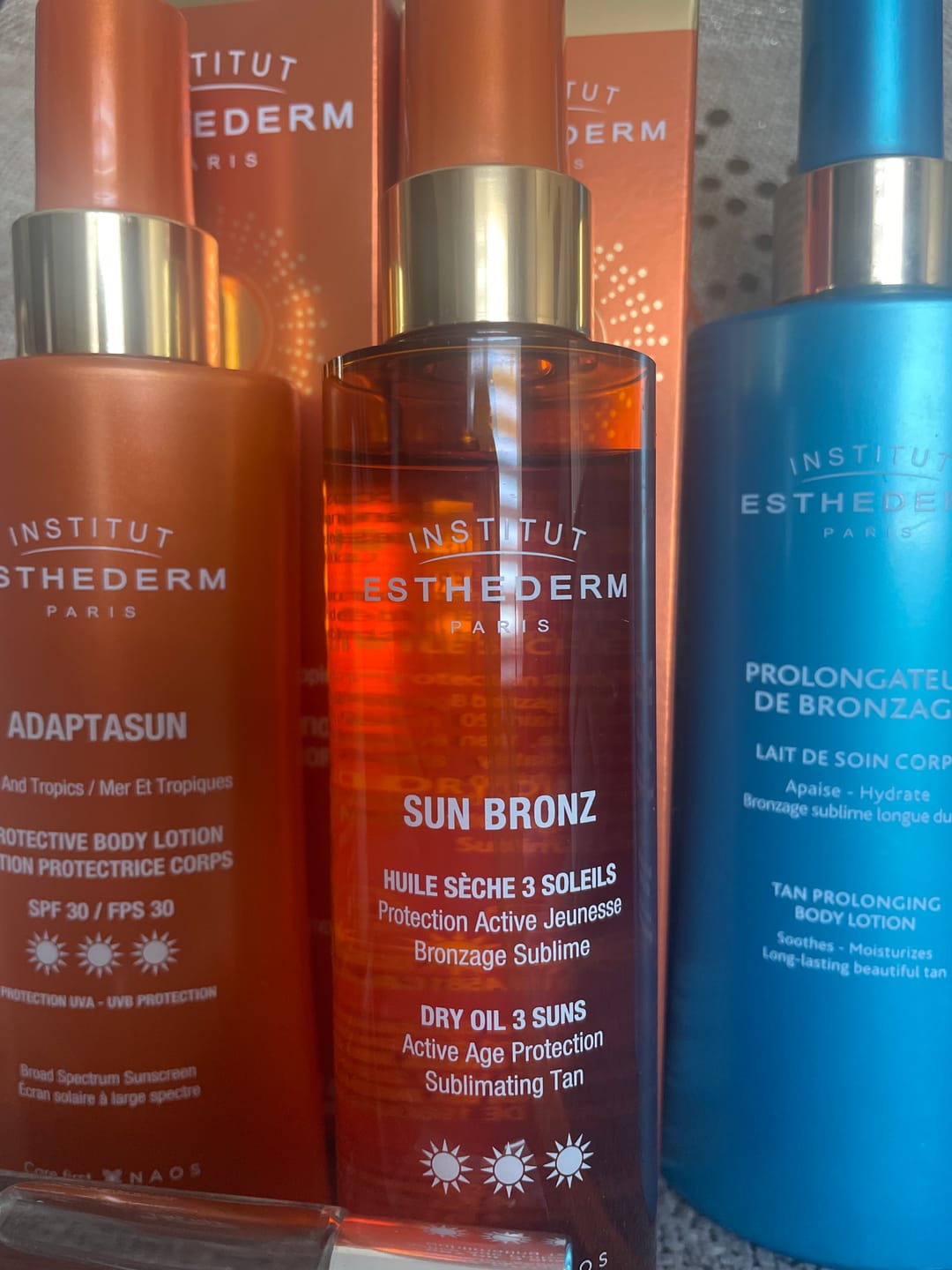 Customer photo review of Sun Bronz - Huile Sèche Corps 3 Soleils